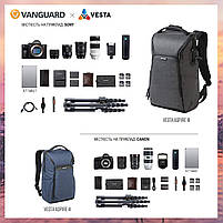 Рюкзак для Фотоапарата Vanguard Vesta Aspire 41 Navy (Vesta Aspire 41 NV) для Фотокамери, Фототехніки США, фото 7