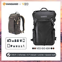 Рюкзак для Фотоапарата Vanguard VEO GO 42M Black (VEO GO 42M BK) для Фотокамери, Фототехніки США, фото 6