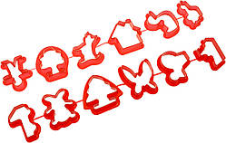 Набір формочок для ліплення та моделювання (12шт) №3791