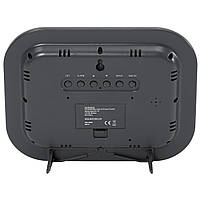 Настільний Годинник Електронний Настінний для дому Technoline WS8005 Silver/Black (WS8005) Німеччина, фото 3