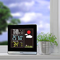 Метеостанція побутова для дому Електронна Домашня Метео Technoline WS6448 Black (WS6448) Німеччина, фото 7