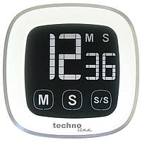 Таймер Кухонний Електронний домашній побутовий Technoline KT400 Magnetic Touchscreen White (KT400) Німеччина, фото 3