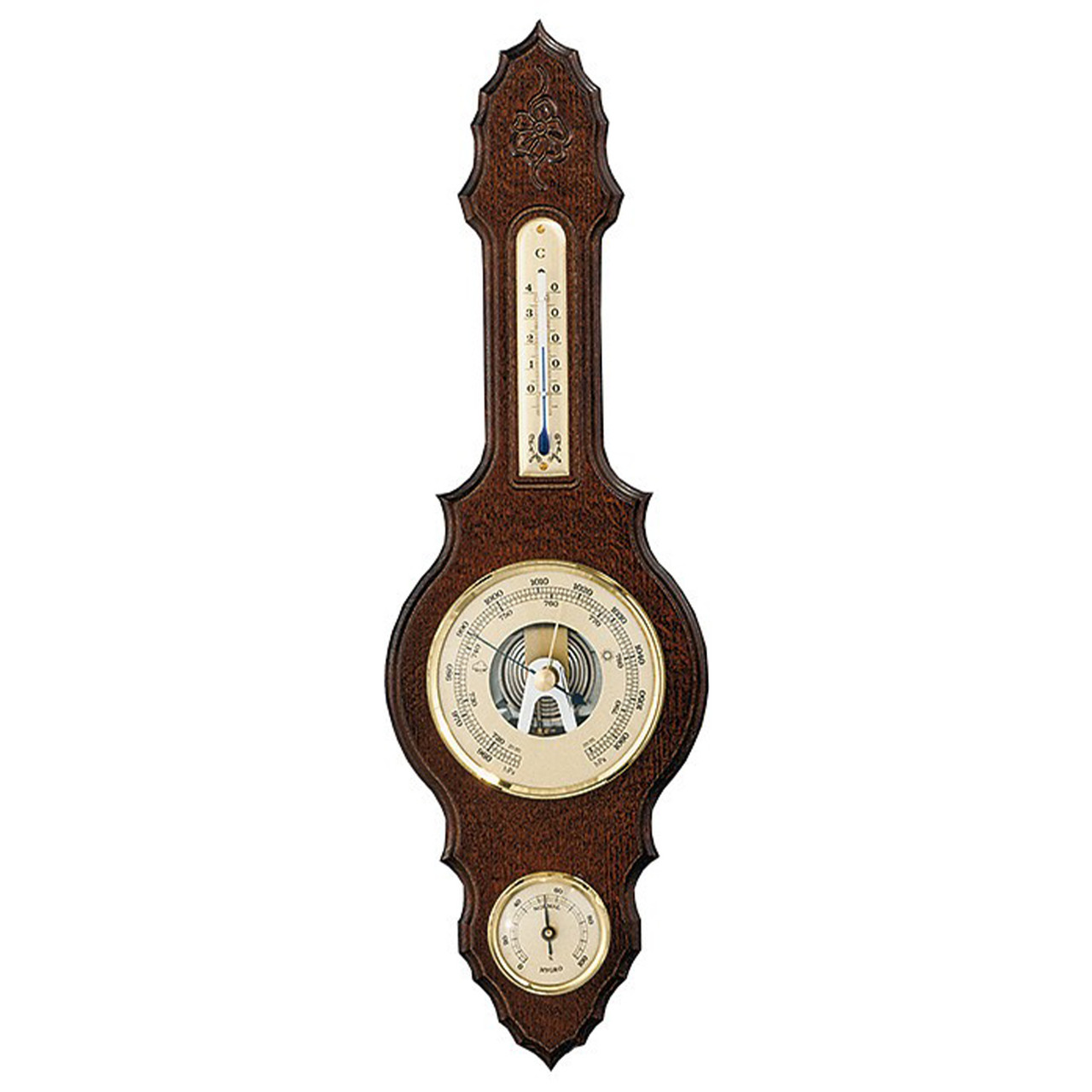 Метеостанція Настінна побутова Барометр Moller 203023 Walnut (203023) Німеччина, фото 1
