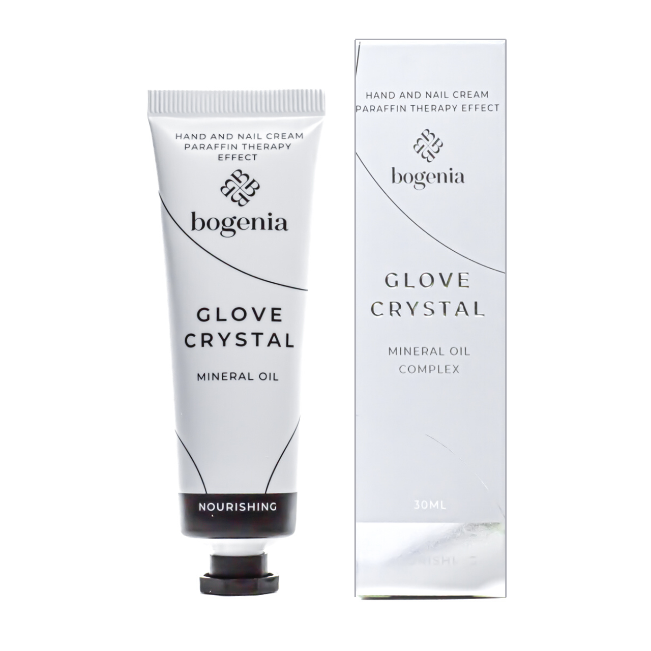 Крем для рук та нігтів живильний Bogenia Glove Crystal Mineral Oil Complex 30 мл, фото 1