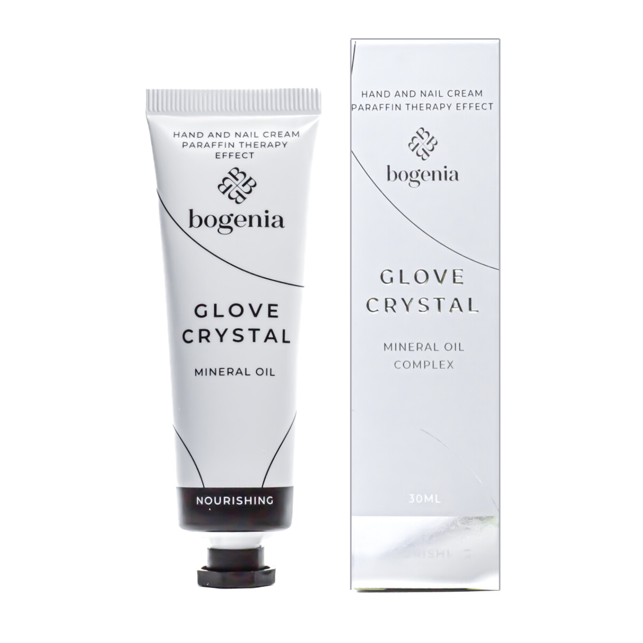 Крем для рук та нігтів живильний Bogenia Glove Crystal Mineral Oil Complex 30 мл