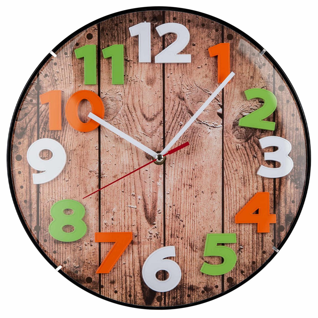 Годинник Кухонний Кварцовий Настінний для дому Technoline WT7435 Wood Brown (WT7435) Німеччина