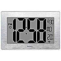 Настільний Годинник Електронний Настінний для дому Technoline WS8019 Silver (WS8019) Німеччина, фото 3