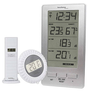 Термогігрометр Гігрометр побутовий Термометр домашній Technoline WS9069 IT Silver (WS9069) Німеччина