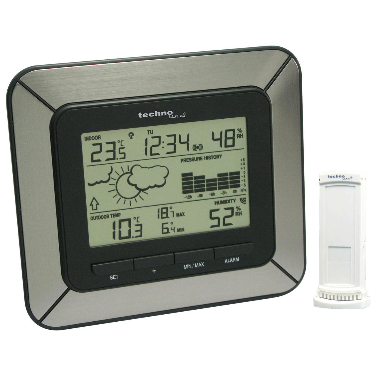 Метеостанція побутова для дому Електронна Домашня Метео Technoline WS9273 IT Alu/Black (WS9273) Німеччина