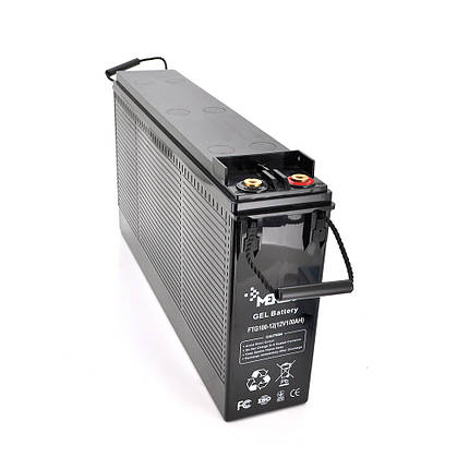 Акумуляторна батарея MERLION GEL FTG-12100 12V 100Ah (507*110*222) Q1 30 кг, фото 1