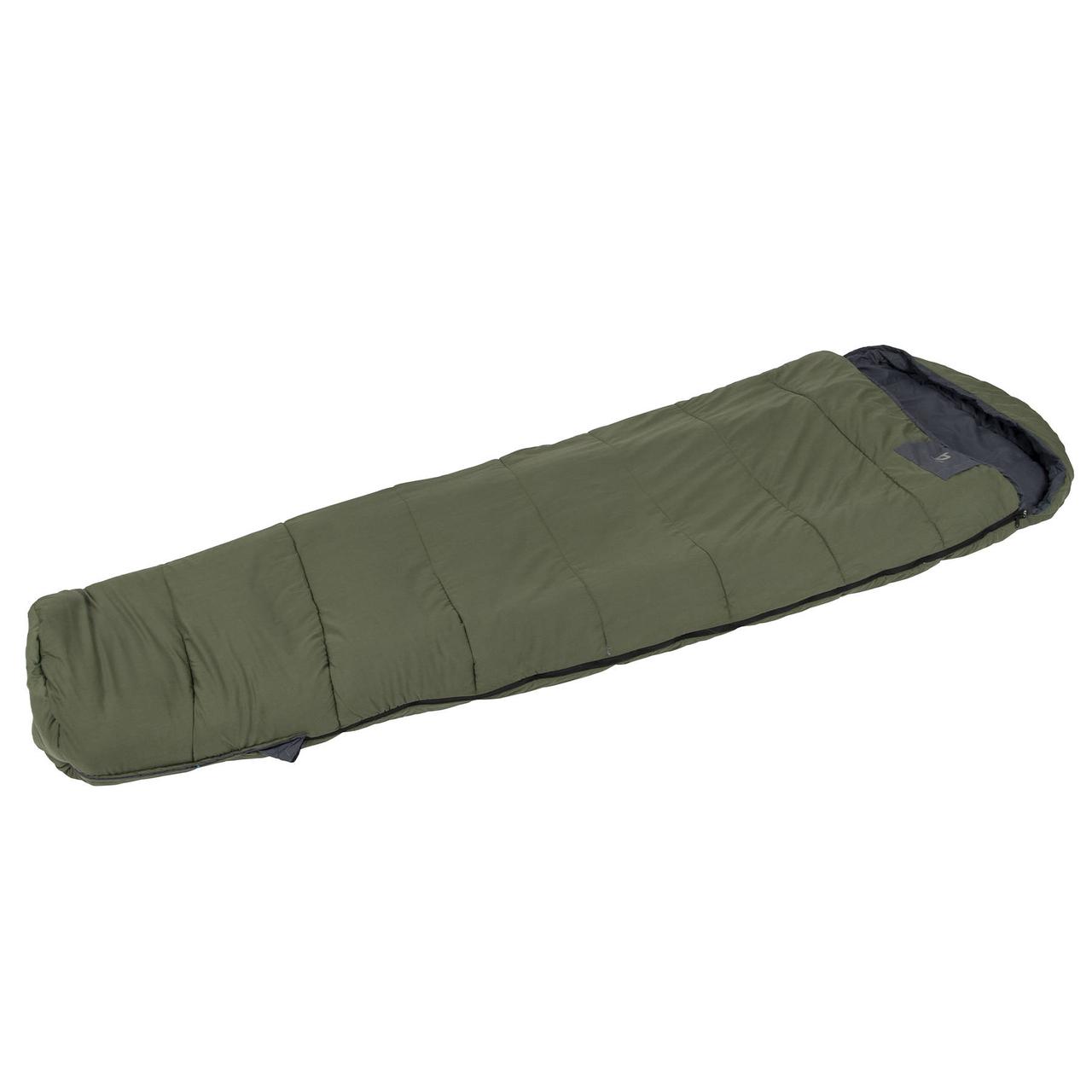 Спальний Мішок Двосторонній Bo-Camp Delaine Cool/Warm Bronze 0° Green/Grey Спальник Військовий Голландія, фото 1