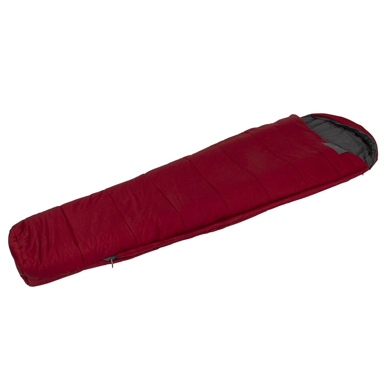 Двосторонній Спальний Мішок Bo-Camp Uda Cool/Warm Golden -10° Red/Grey Туристичний Спальник Кокон Голландія