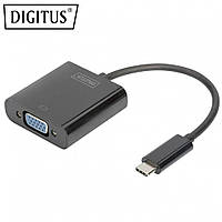 Адаптер USB-C - VGA DIGITUS DA-70853 USB-C 3.1 - VGA