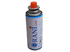 Портативний цанговий газовий балон Rani Gas 220 г, фото 3