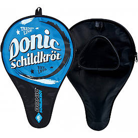 Чохол для ракетки настольного тенісу пінг-понгу Donic Trend Cover blue (на 1 ракетку та 3 м'ячики)