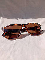 Окуляри сонцезахисні леопардові , жіночі трендові літні окуляри в пластмасовій оправі Wayfarer