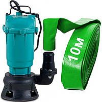 Погружний насос фекальний з ріжучим ножем 3,15 кВт з подрібнечем фекалій побутовий для викачки вигрібних ям будинку