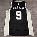 Чорна майка Тоні Паркер 9 Сан Антоніо Nike Parker San Antonio Spurs, фото 2
