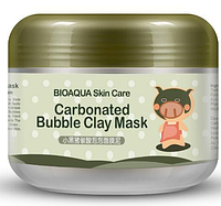Маска для лица кислородная пузырьковая  BIOAQUA Skin Care Carbonated Bubble Clay Mask (100мл)