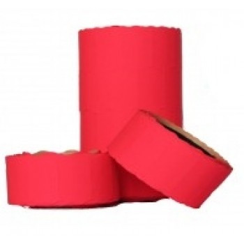 Цінник 26х12мм малиновий 5м, фото 1