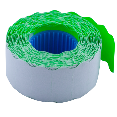 Цінник 26х12мм зелений 1000шт 12м BM.281202-04, фото 1