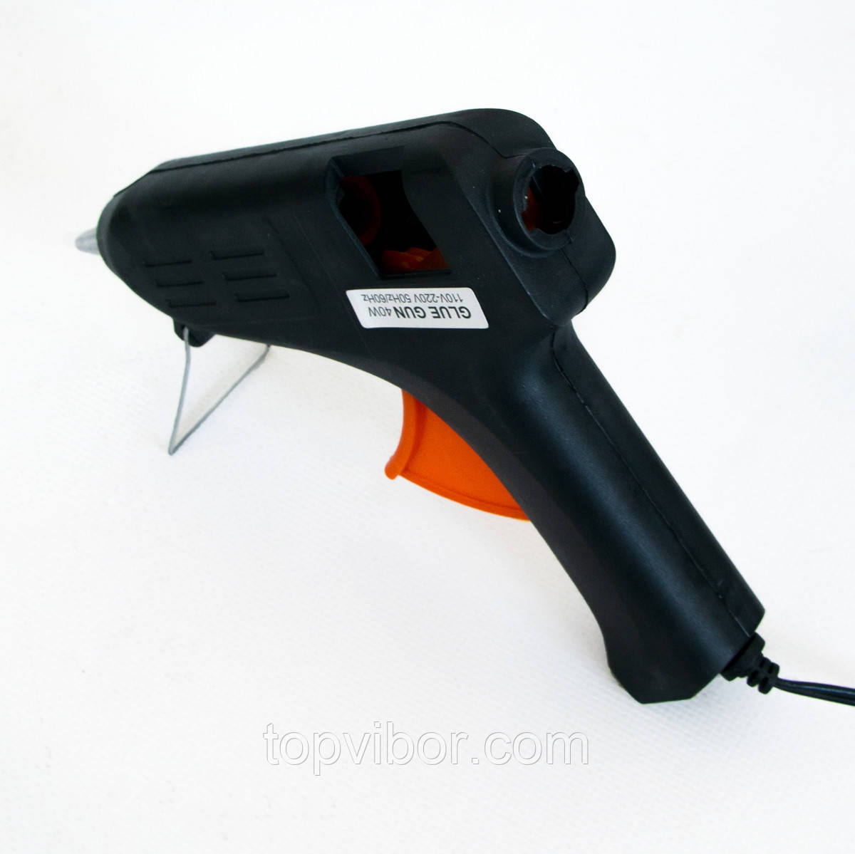 Клеевой пистолет "Glue Gun" 40W Черный, термопистолет - пистолет для горячего клея (термопістолет) (ТОП) - фото 3 - id-p1653902319