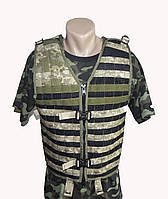 Розгрузочный жилет MOLLE пиксель