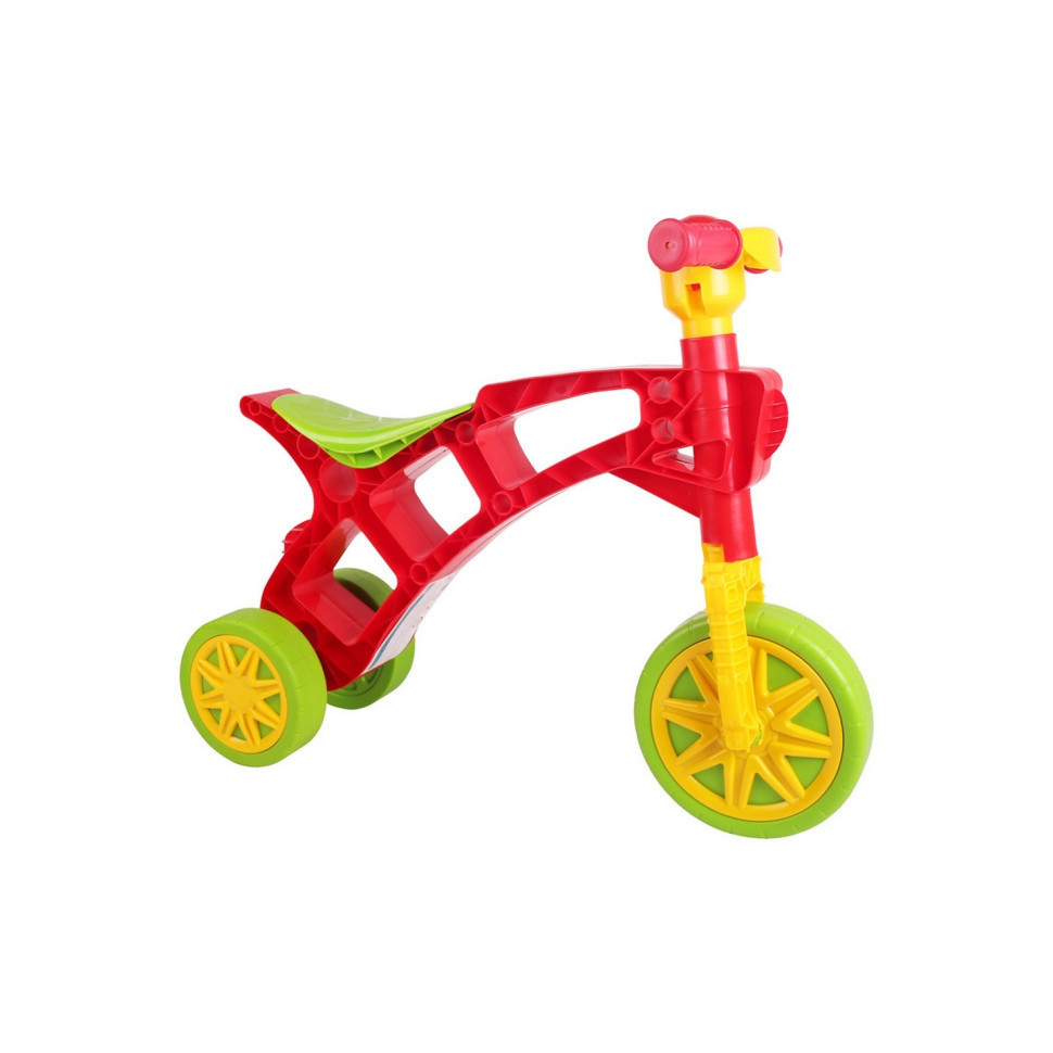 Дитяча каталка "Ролоцикл" ТехноК 3831TXK пластик, червоний Червоний, World-of-Toys