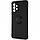 Силіконовий чохол Soft Silicone CaseVsMagnet Ring для Samsung A325 Galaxy A32 4G - Black, фото 3