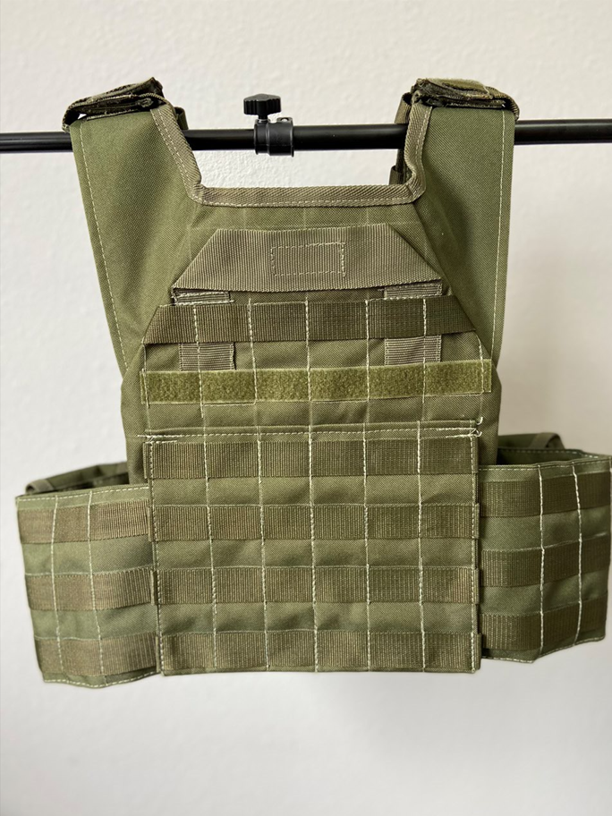 Тактична плитоноскабронежилет Система MOLLE Кордура 600D оливкова