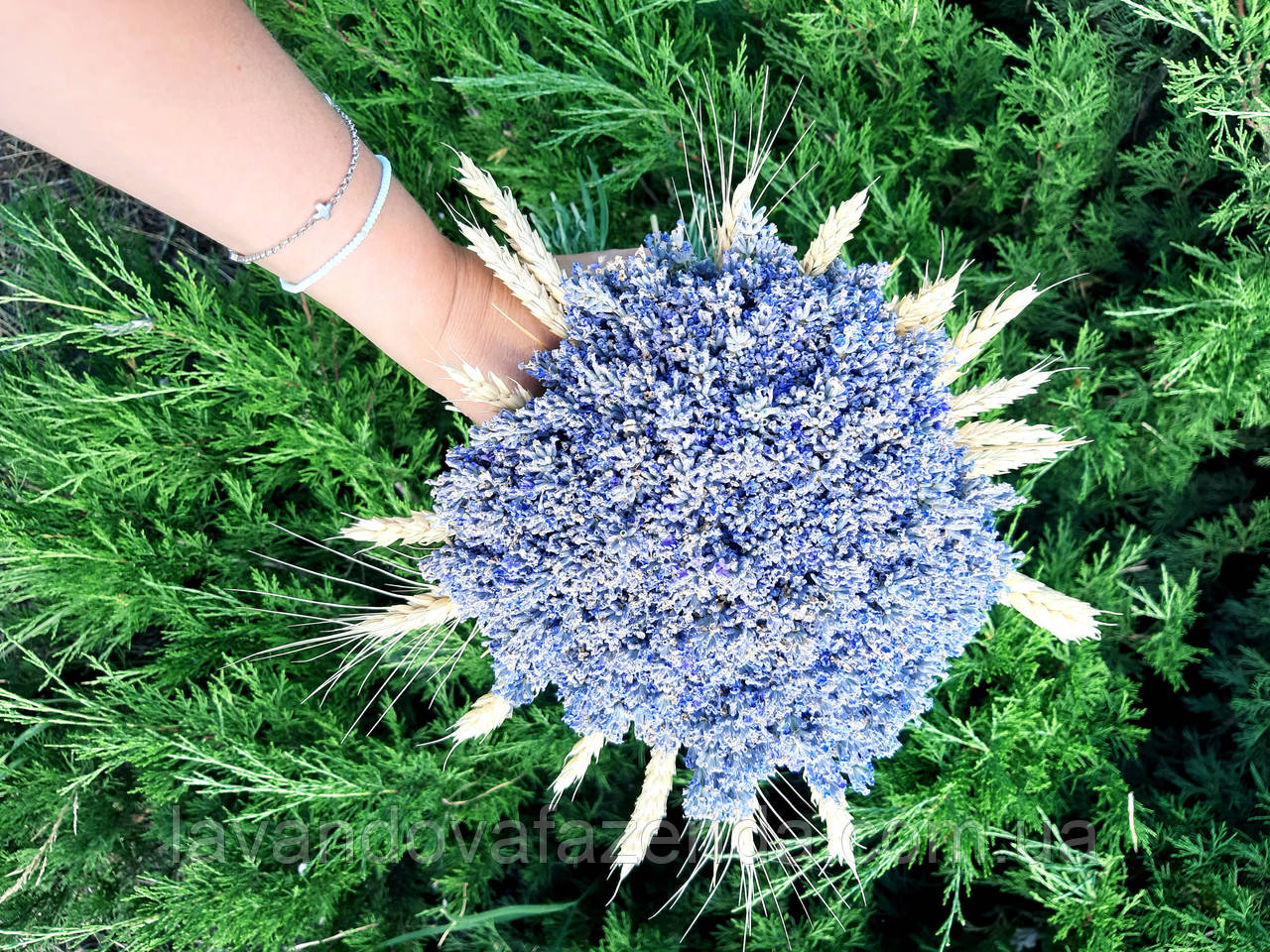 Весільний букет з лаванди, фото 1