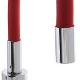 Змішувач для кухні з силіконовим виливом Mixxus Premium RIO 011 Червоний (MI5817), фото 4