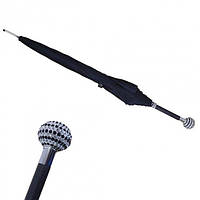 Парасолька тростина Pasotti чорний колір "С камнями" - в футляре