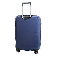 Чехол для чемодана L (65 - 75 см) - Синій Темний (Фастекс, пластикова защелка, сумочка)