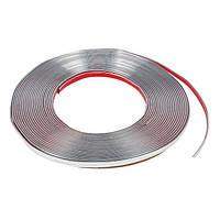 Молдинг  хром 10х3мм -  30м - "Elegant" - EL 100 189