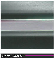 Молдинг  черный+1 хром.полоса 55х3мм - 30м - "Sahler" - 008C