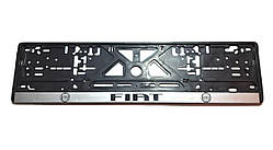 Рамка номера FIAT "книжка" з сірою смугою