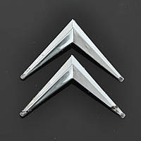 Емблема Citroen 85x55м\пластик\2 пуклі