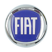 Емблема "Fiat" DOBLO,DUKATO,FIORINO,SCUDO пластик/скотч/синя/D119