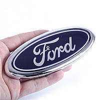 Емблема "Ford" 145х60ммв зборі скотч 3M/3 кліпси (Transit W-184)