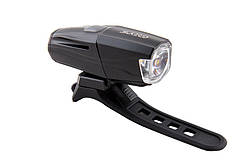 Велосипедна фара 1xCree/400 lm/7реж. Роботи/IPX4/microUSB/aлюм.корп/креп.  Greys LED NoGR1010