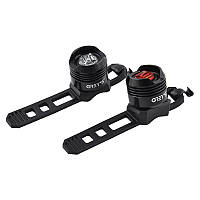 Набор вело света 2xLEDs 0.5W/2xCR2032/3реж. работы/влагонепрониц/Rde-White(2шт) GreysLED №GR12100