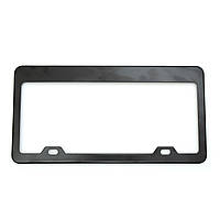 Рамка номера  "Америк.тип" черная (31*16) - джип - седан (1шт)  ELEGANT 100 606 (Нового Образца)