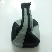 Чохол КПП з рамкою Lanos шкіра BK\GY Комбінована "Avtoban"