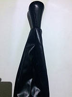 Ручка КПП+ Чохол 01 BK кишить ниткою чорної (довжина) Avtoban