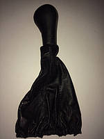 Ручка КПП+ Чохол 0 BK шкіра (коротка) лайка Avtoban