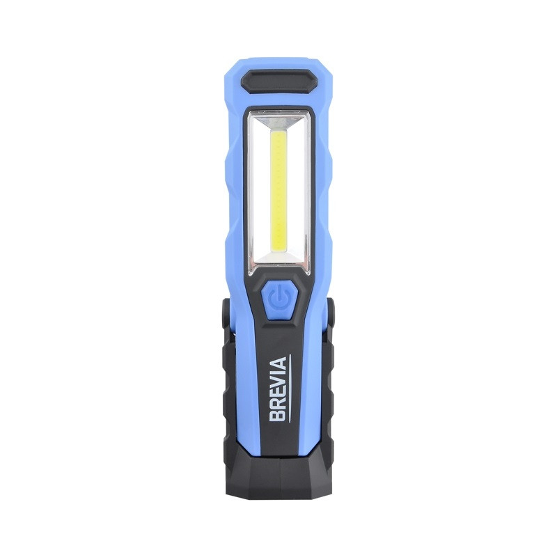 Переноска діодна 3W COB/300 lm +1W L=215/магніт/2000mAh/microUSB/крюек/мен. кут Brevia Led No1120