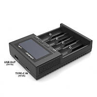 Универсальное ЗУ Liitokala Lii-M4, 4 канала, Ni-Mh/Li-ion, USB Type-C, Powerbank, Test, LCD