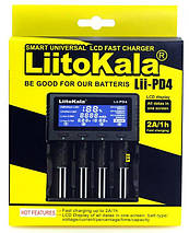 Універсальний зарядний пристрій Liitokala Lii-PD4, 4 канали, Ni-Mh/Li-ion/LiFePo4, 220V/12V, LCD, фото 6
