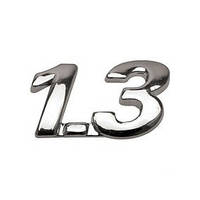 Емблема авто напис "1,3" на багажник